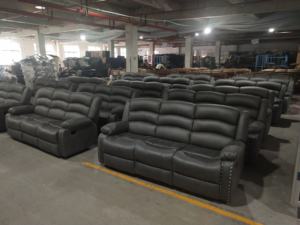 Juego de Sofás para Sala de Estar de Nuevo Diseño Personalizado Directo de Fábrica 3+2+1, Sofá Seccional Reclinable y Sillón Esquinero Reclinable 6008 - Product Image 5