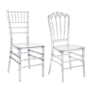 Wholesale Stackable Chivari Transparent <b>Plastic</b> Modern Design Lightweight Wedding Hotel Party Events <b>Chairs</b> - Product Image 1