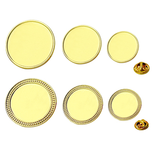 Nhà Sản Xuất Kim Loại Trống Huy Hiệu Tùy Chỉnh Hình Dạng Khác Nhau Trâm Chữ Thập Cờ Vòng Vuông Hình Chữ Nhật Hình Dạng Vàng Bạc Ve Áo Pins - Product Image 4