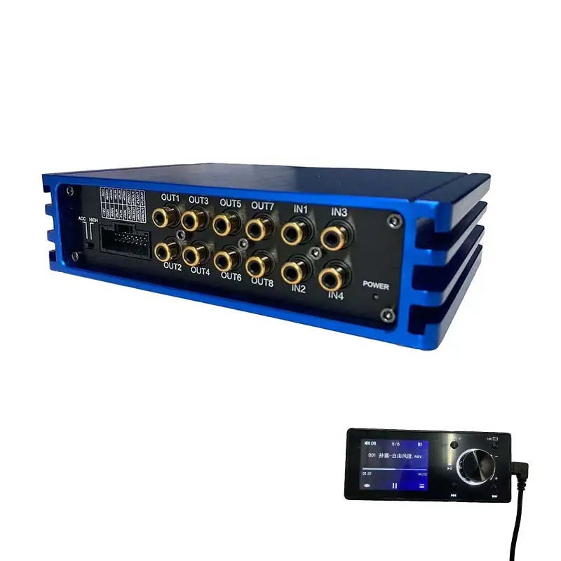 カーアンプDSP Bluetooth4チャンネル120wパワープロフェッショナル