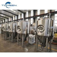 Fermenteur de production de bière 1000L 10HL en acier inoxydable, cuve sous pression, équipement de microbrasserie, cuve de fermentation conique, marque Tonsen