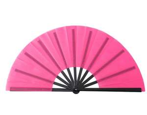 Abanicos Plegables de Verano Hechos a Mano en Color Sólido, Personalizados, de Plástico, para Decoración del Hogar, Bodas, Fiestas, Baile de Verano, Estilo Romántico - Product Image 2