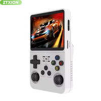 Console de jeux rétro portable originale R36S, écran de 3,5 pouces, jeux préinstallés, divertissement, cadeaux de Noël pour enfants, VS RGB20S 64 Go