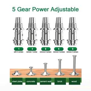 Mini Pistola de Clavos Manual, Herramienta para Techos, Instalación de Agua y Electricidad, Pistola de Grapas Doméstica, Soporte Automático para Eliminar Residuos - Product Image 5