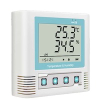 Enregistreur de données d'humidité et de température industriel AICE, rechargeable par USB, autonomie d'un an, haute précision
