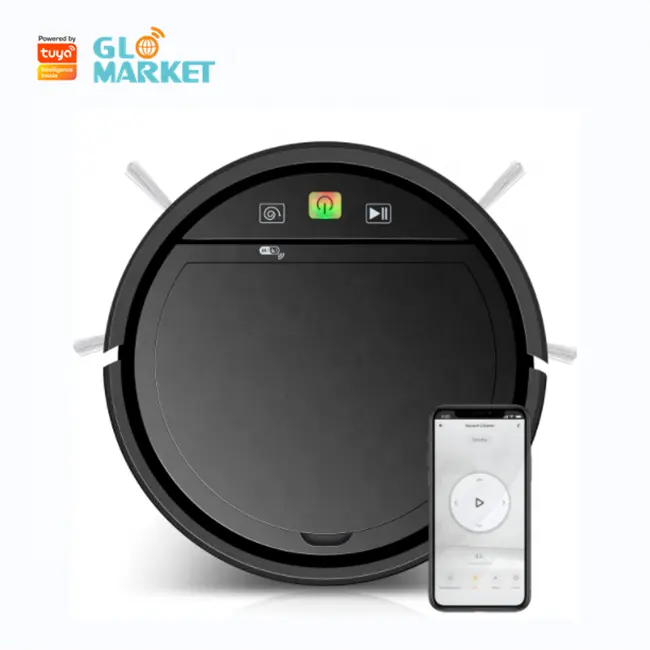 Glomarket Robot Vacuum Cleaner Household Smart WIFI Automatic Sweeper Lazy Cleaning Machine With Tuya APP
