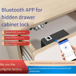 Bảo mật cao Mini nội thất tủ khóa thông minh truy cập điện tử thông qua ttlock/tuya ứng dụng với dữ liệu thẻ nhớ ổ khóa thông minh - Product Image 5
