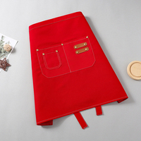 Tablier mi-long personnalisé avec logo pour salon de thé, cuisine et usage domestique – Nouveauté 2026 – Vêtements de travail personnalisés avec impression de logo pour femmes, restauration