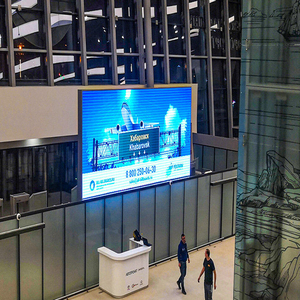 Quảng cáo ngoài trời <span class=keywords><strong>LED</strong></span> hiển thị không thấm nước khổng lồ cửa hàng biển quảng cáo màn hình đầy đủ màu sắc SMD P4 P5 P8 P10 sắt Tủ video Panel tường - Product Image 3