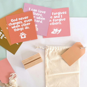 Carte di affermazione delle scritture per bambini con supporto con schede di memoria in versi della bibbia per bambini - Product Image 6