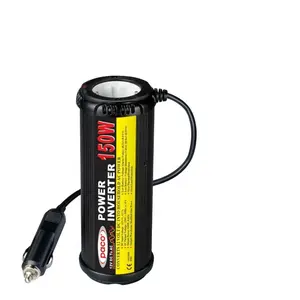 Paco-inversor de corriente continua a CA para coche, dispositivo de onda sinusoidal modificada de 150W, 12V, apagado y alarma, China