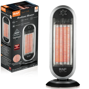 Stufa Elettrica Radiante RAF R.1610 900W, Corpo Nero e Argento con Protezione Multipla, Spina VDE e Cavo da 1,6M per Riscaldamento Domestico - Product Image 6