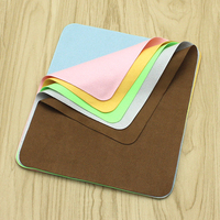 Chiffonnette de nettoyage pour lunettes en microfibre douce avec logo personnalisé, emballage individuel en sachet OPP