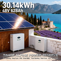 Baterai Lithium Ion 30kWh 48V 628Ah untuk Sistem Panel Surya Tipe Berdiri Lantai dengan Roda