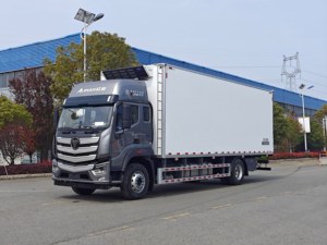 Camion frigorifique Foton de 7,8 m, camion frigorifique lourd, transport de poisson, viande, crème glacée, moteur Cummins, fourgon frigorifique, réfrigérateur 10 tonnes, conduite à gauche - Product Image 1