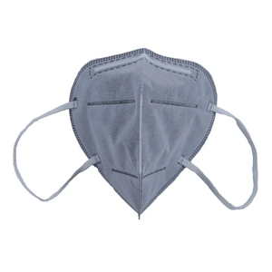 Masque respiratoire jetable KN95 avec filtre à charbon actif, conception à boucles auriculaires, résistant à l'humidité, désodorisant pour vapeurs organiques et gaz - Product Image 2