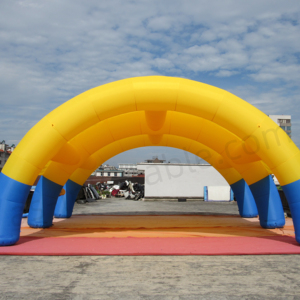 Carpa de arco inflable <span class=keywords><strong>azul</strong></span> amarillo Artículo caliente para marketing de eventos y exposición de marca - Product Image 1