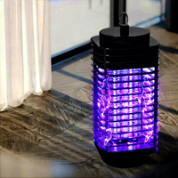 Lampe anti-moustiques électrique d'été compacte pour la maison – Appareil photocatalytique d'attraction et d'élimination des moustiques