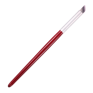 Slanted Head Nail Art Brush Nylon Synthetic Gradient <b>Glitter</b> Smudge <b>Pen</b> Mahogany Handle Starry Sky Ombre Manicure Paint Tool - Product Image 2
