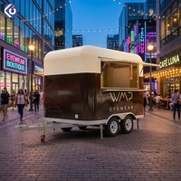 Remorque de camion-restaurant personnalisée CAMPTRL entièrement équipée, chariot de café, de crème glacée et de restauration rapide, cuisine mobile, USA