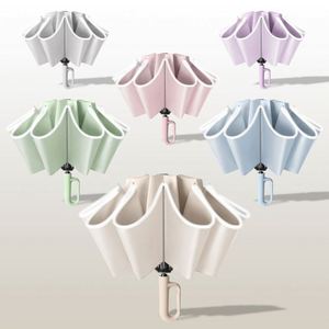 Wholesale Portable 8k Ribs Automatic Control Umbrellas Fiberglass Frame Windproof Umbrellas with Custom logo - Product Image 5