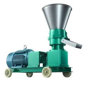 pellets production manufacturing compressor machinery for wood pellet biomass wood burning sawdust pellet mill making machine