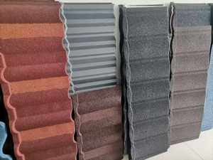 Tuile de toiture en métal enduit de pierre de couleur à bas <span class=keywords><strong>prix</strong></span> conception moderne/industrielle/traditionnelle tuile de <span class=keywords><strong>bardeaux</strong></span> d'asphalte ignifuge pour hôtels - Product Image 2