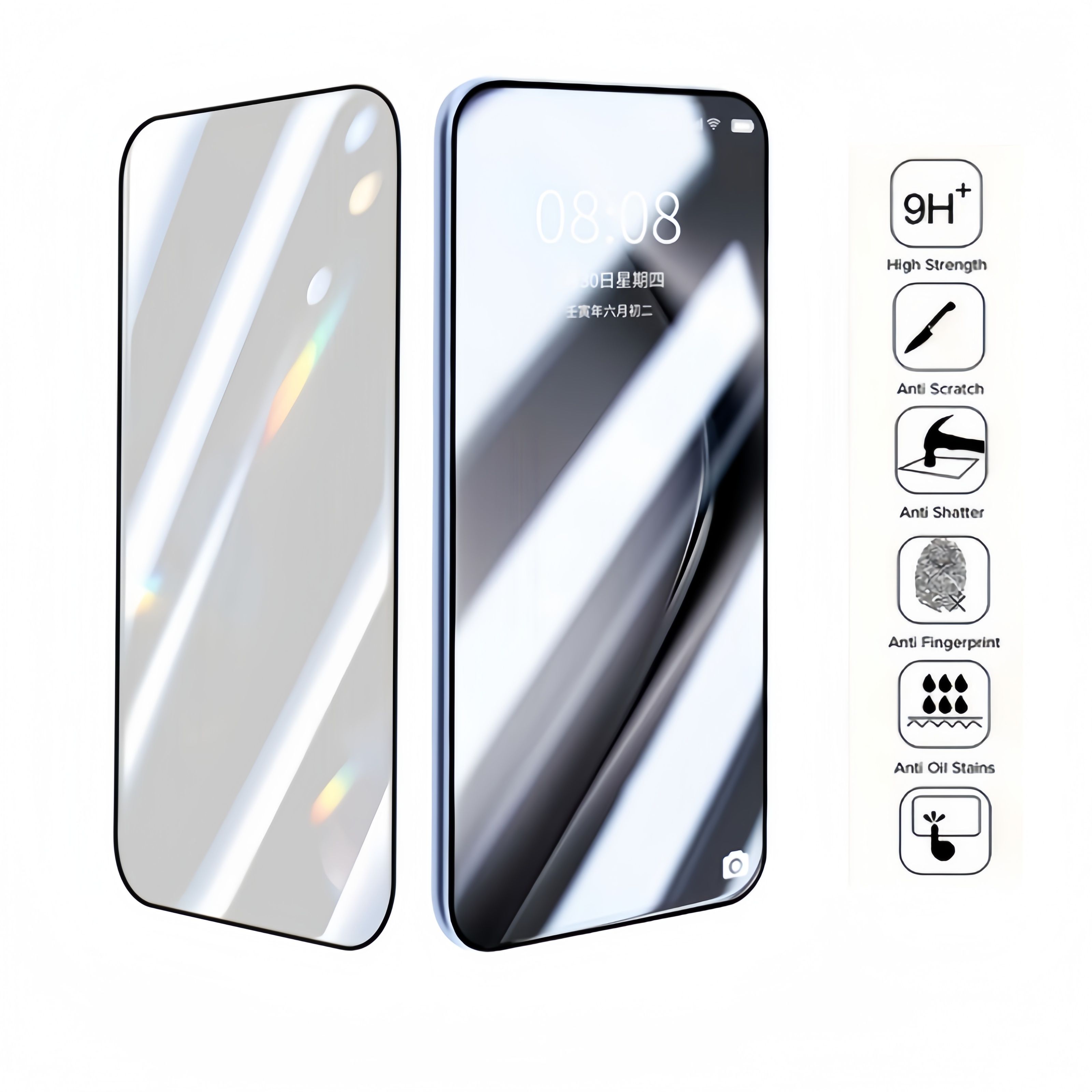 Full screen High alumina black edge Anti-static