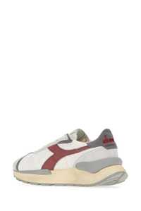 Qualité Supérieure Designer Diadora Mercury Elite Multicolor Baskets Blanc Cuir Et Tissu Baskets - Product Image 3