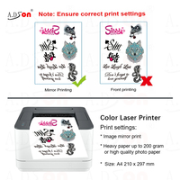 Papier de tatouage temporaire à transfert d'eau pour le maquillage, design de tatouage, pour hommes, femmes, adultes, enfants, tailles A2/A3/A4 et 8,5x11