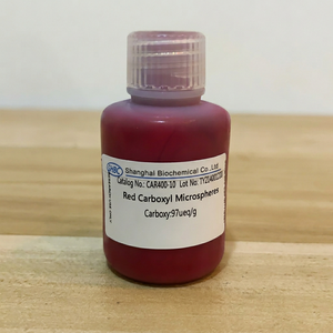 Particules de polystyrène colorées avec groupe carboxyle, rouge vert bleu pour l'étiquetage biologique - Product Image 1