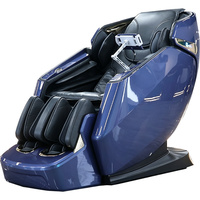 Sillón de Masaje de Lujo 4D Shiatsu con Tecnología SL Track, Gravedad Cero 3D, Calor Corporal y Función de Amasamiento para Salón