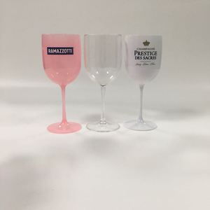 Copa de Vino Tinto de Plástico Acrílico AS Irrompible, Copa de Champán Transparente con Tallo, Desechable y Reutilizable para Eventos, Bares y Uso Diario - Product Image 4