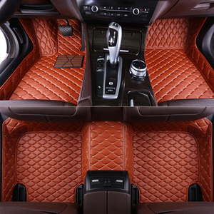 Alfombra de cuero antideslizante para coche, patrón geométrico de 5mm de espesor, ajuste perfecto para Volvo, Hyundai, Kia, modelos <span class=keywords><strong>Lexus</strong></span> - Product Image 4