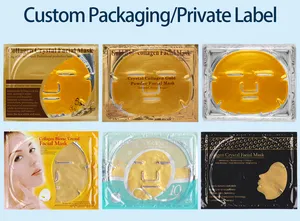 Çin cilt bakımı tedarikçisi hyaluronik asit kollajen nano altın kristal collag yüz hidrojel tam jel altın biyo-kollajen yüz maske