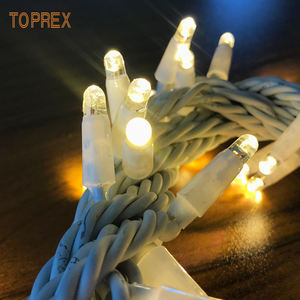 <span class=keywords><strong>Guirnalda</strong></span> de hadas <span class=keywords><strong>LED</strong></span> de 220V con 100 bombillas, luces de Navidad blancas frías para árbol al aire libre, boda, Día de San Valentín, clasificación IP65 - Product Image 6