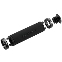 Couleur noire cuir verrouillable GUB 607 poignées de vélo en alliage d'aluminium caoutchouc vélo guidon poignée vtt Cycle de route