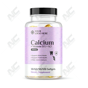 Meilleure qualité suppléments de soins de santé suppléments diététiques en gros calcium + vitamine D3 + K2 Softgel d'Inde - Product Image 1