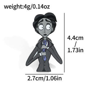 Broche en alliage USA Cartoon Comics <span class=keywords><strong>Tim</strong></span> Burtons Corpse Bride Brooch - Product Image 2