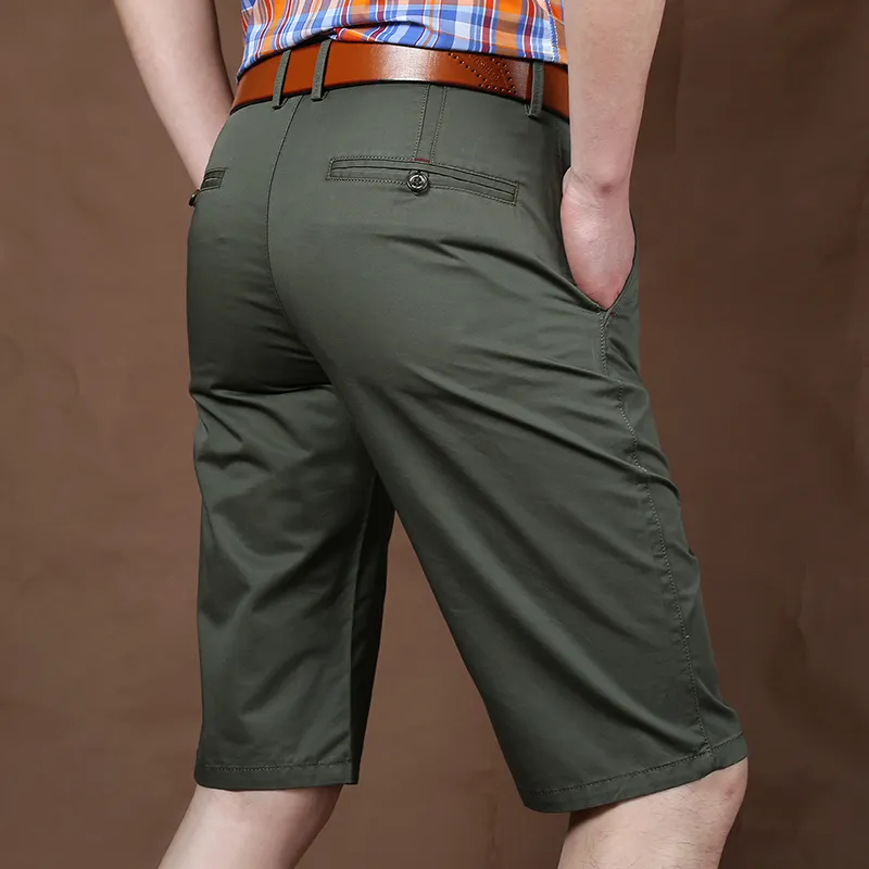 Cargo Shorts Groen Heren Bermuda 3/4 Capri Broek