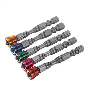 Multicolored Ph2 S2 Alloy Steel Phillips <b>Screwdriver</b> <b>Bits</b> 65mm Quick Change Chuck For Drill - Product Image 1
