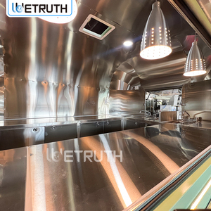 Camion de restauration mobile en aluminium Wetruth pour la vente de hot-dogs et de burgers en ambulant, certifié CE DOT, <span class=keywords><strong>VIN</strong></span> prêt, cuisine mobile - Product Image 6