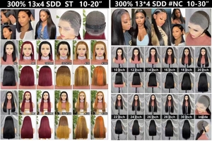Letsfly Top Quality 12A 300% Density Full 13x4 Lace Frontal <b>Wigs</b> SDD Raw Virgin Hair Colored Vietnamese Human Hair <b>Bob</b> <b>Wigs</b> - Product Image 5