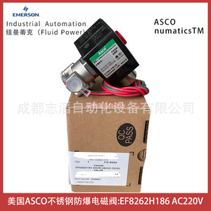 Válvula Solenoide Asco Ef8262h183 AC 220 V de Acero Inoxidable a Prueba de Explosiones para Automatización Industrial - Product Image 4