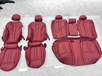 Housses de siège sur mesure en cuir pour 5 places, accessoires automobiles pour X4 E46 E90 E60 F30 F10 E39 F20 G20 E36 E87 G30 E92 X5 E70 E91 F11