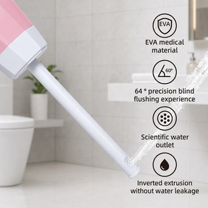 Bidet de voyage manuel en plastique EVA avec logo personnalisé, bouteille périnéale inversée pour l'hygiène quotidienne des femmes, bouteille péri-urinaire - Product Image 3
