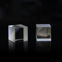 High Quality Optical Glass 25mm 40mm Size AR Coating Beamsplitter Cube Right Angle Prism