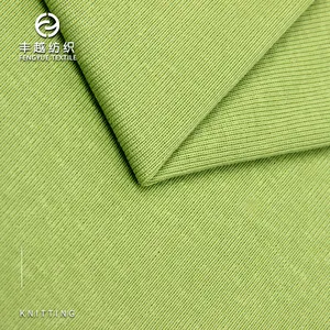 2101#designer Knitted Fabric Mixed 30%polyester/70%cotton Fabric For Clothing