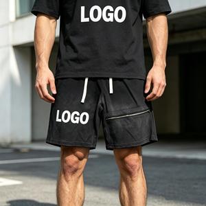 High Quality T-shirt men's <b>sets</b>,480gsm short sleeve Shorts Two Piece <b>Sets</b> for men,100% cotton Terry cotton,Summer Casual <b>sets</b> - Product Image 3