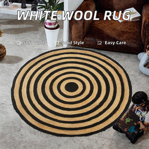 Genuine White Long Wool Sheepskin <b>Rug</b> <b>Super</b> <b>Soft</b> Solid Color for Kids Office Dining Room Hotel Camping Car Exercise - Product Image 2